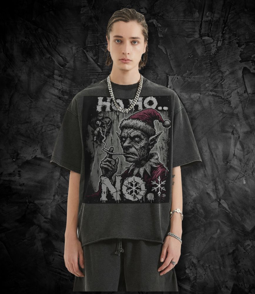huff stuff oversized graphic tee
