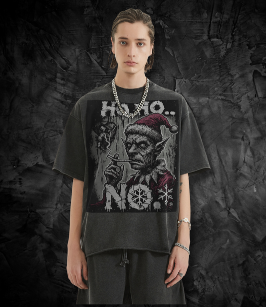 huff stuff oversized graphic tee