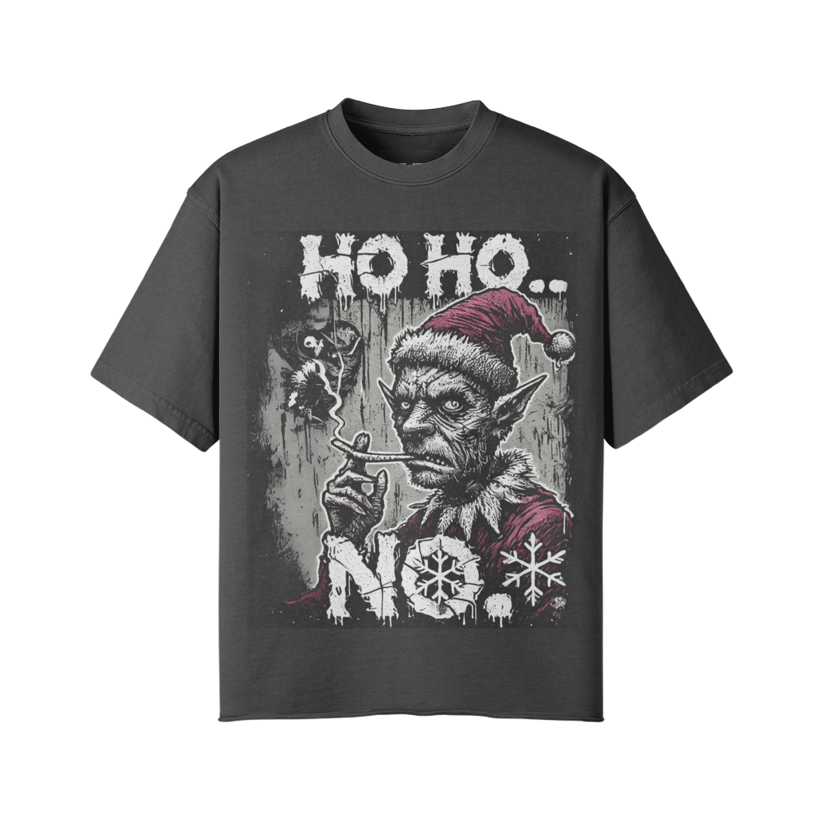 HO HO NO I HUFF STUFF GRAPHIC VINTAGE TEE